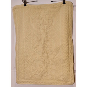 Williamsburg William & Mary Matelasse Sham Cover Case Standard Yellow 20x26